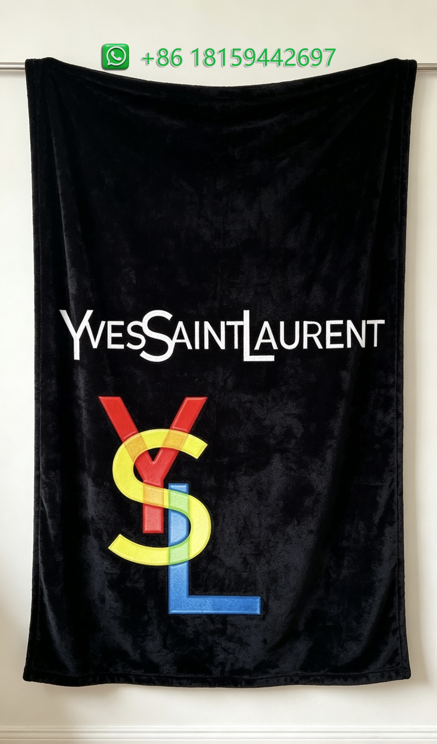 Yves Saint Laurent Throw Blankets